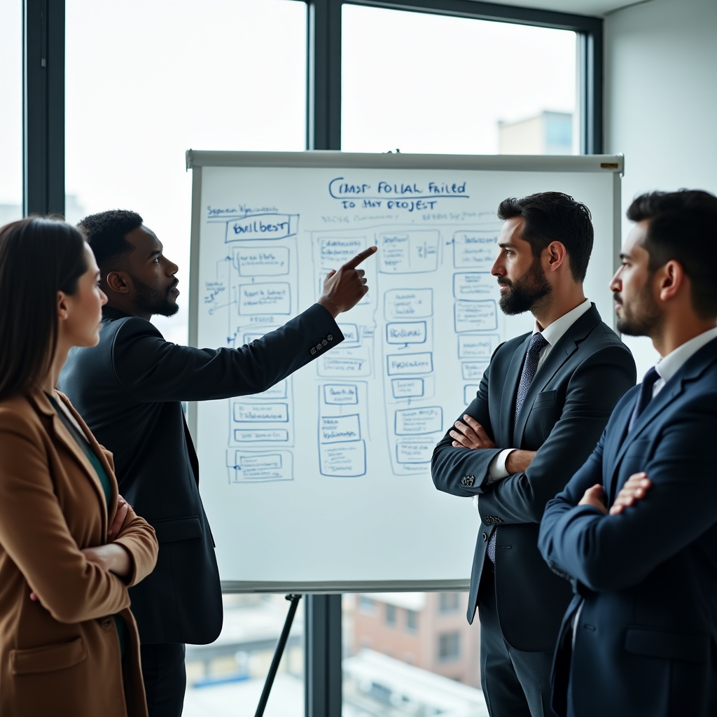 Team wertet Fehlerursachen im Unternehmen aus